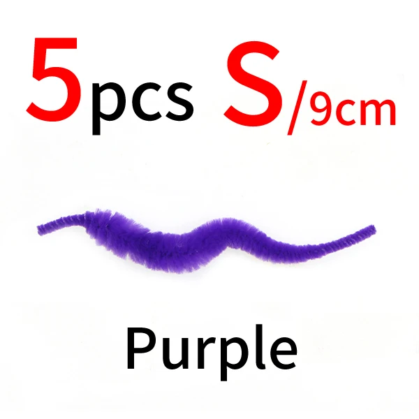 5pcs purple  S