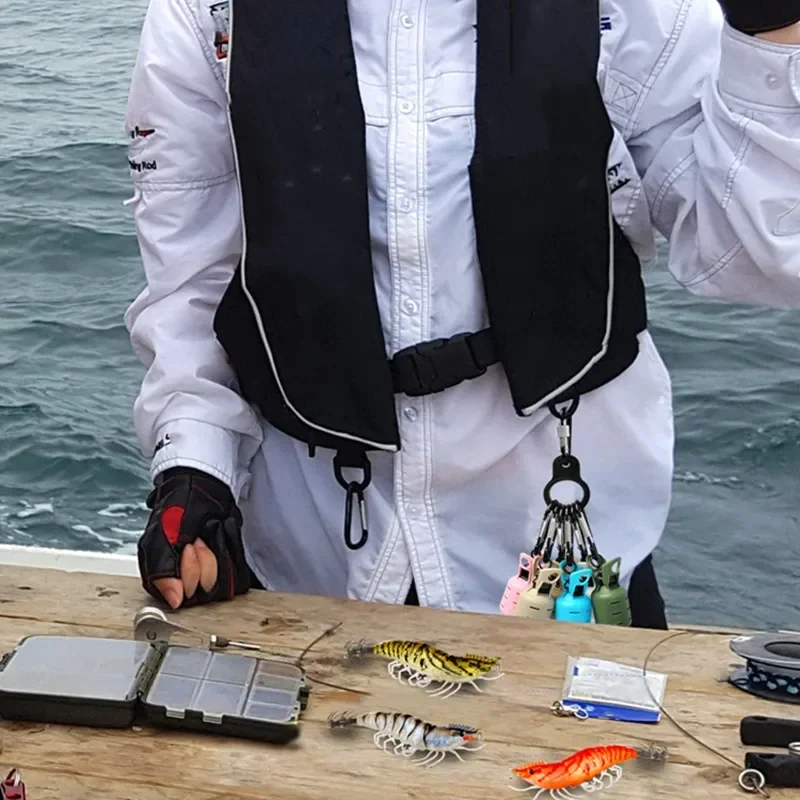 6 unids/set calamar Jig gancho cubierta anzuelos de pesca cubierta paraguas gancho tapas Protector plantillas de pesca señuelo tapas de seguridad accesorio de pesca - imagen 5