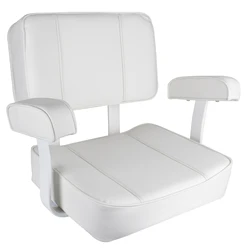 Asiento marino profesional con reposabrazos – Silla cubierta PVC