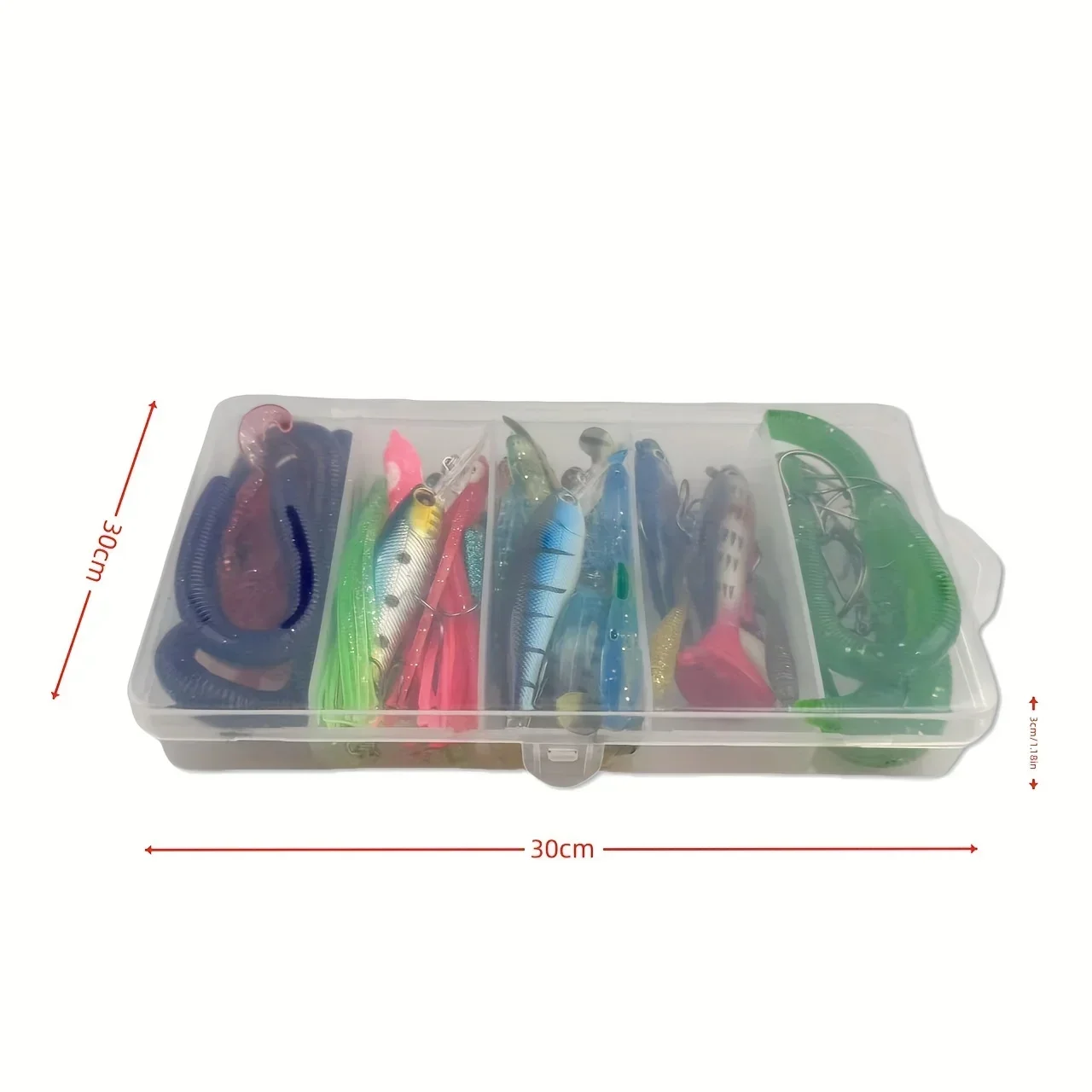 Juego de señuelos de pesca de 79 Uds., cebos giratorios de hierro y silicona multicolor, señuelos versátiles para pesca en agua dulce y salada - imagen 4