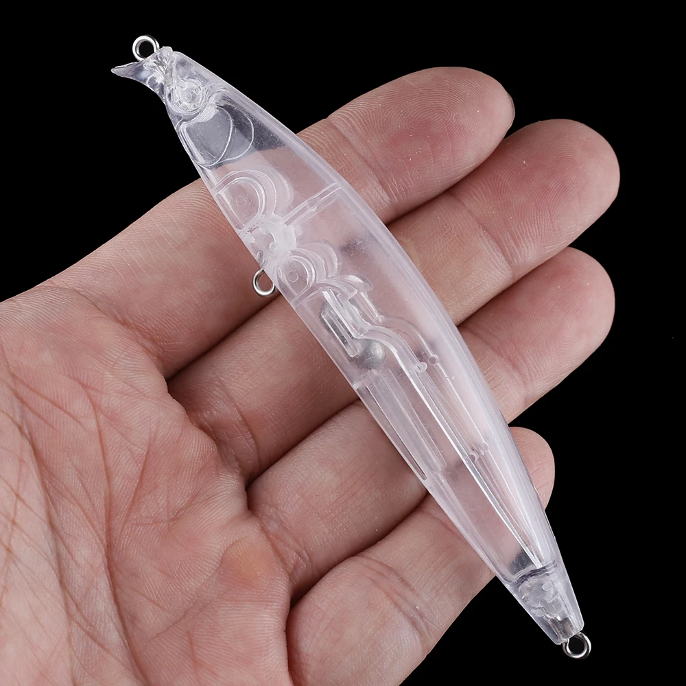 Chan'sHuang 20 piezas cebo en blanco sin pintar 105mm 10g sonajero flotante lápiz de fundición larga DIY hecho a mano aparejos de señuelo de pesca Artificial - imagen 4