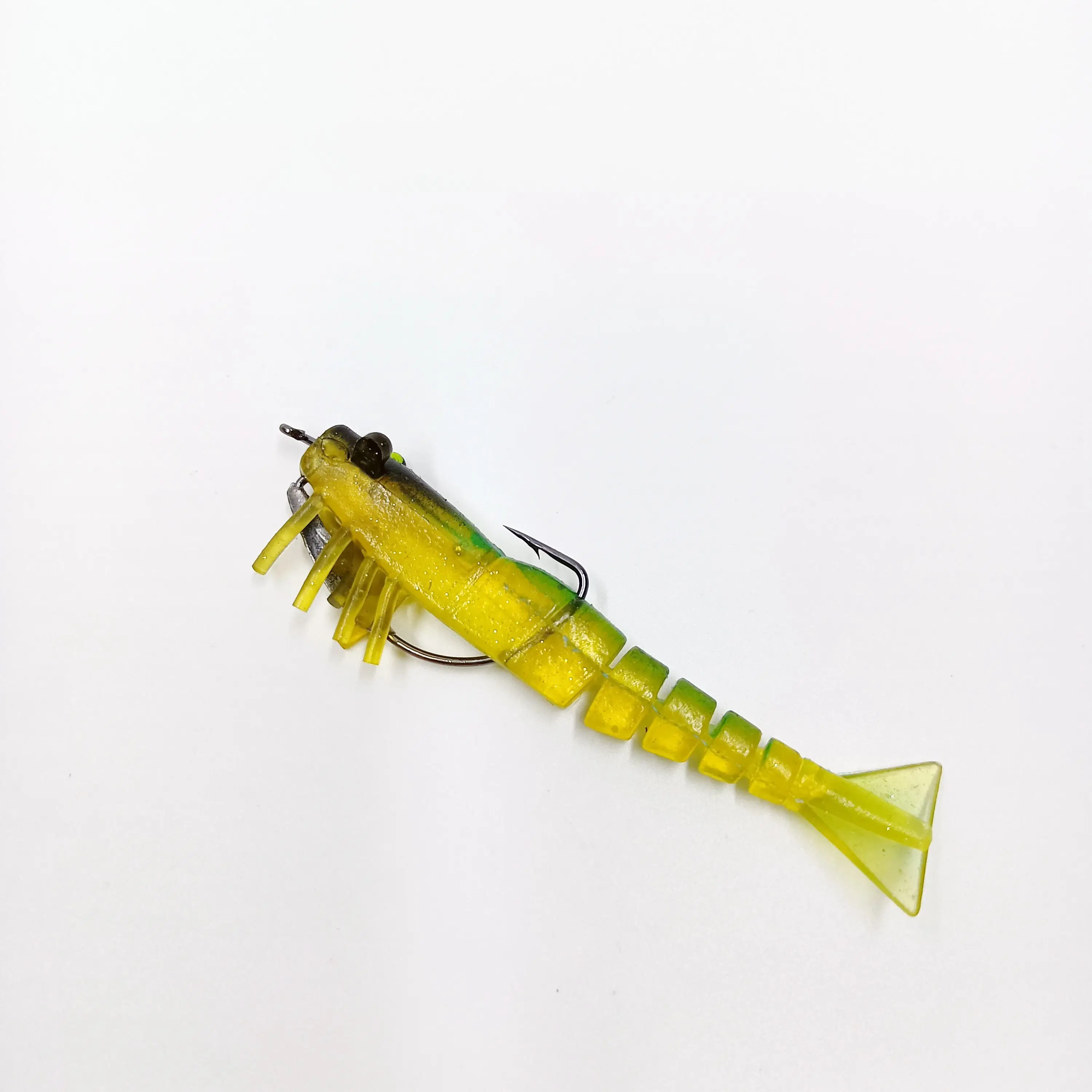 DUODUOYU, 1 Uds., señuelo de pesca de camarones y lubina, 90mm, 8,5g, señuelo de pesca suave para camarones, cebo Artificial de silicona, Señuelos de Pesca - imagen 2