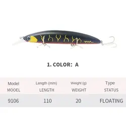 Señuelo Hardbait para lubina falsa con cebo flotante