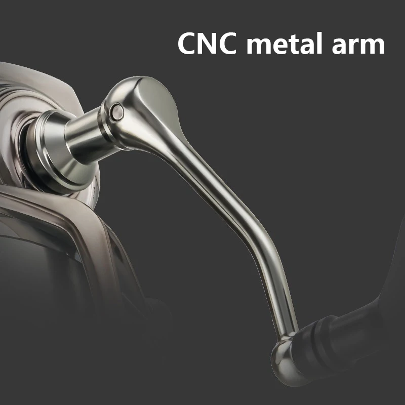 DEUKIO-carrete de pesca giratorio de Metal, serie SG2000-7000, 5 + 1 BB, para lanzar señuelos al aire libre - imagen 5