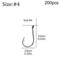 200pcs size 4
