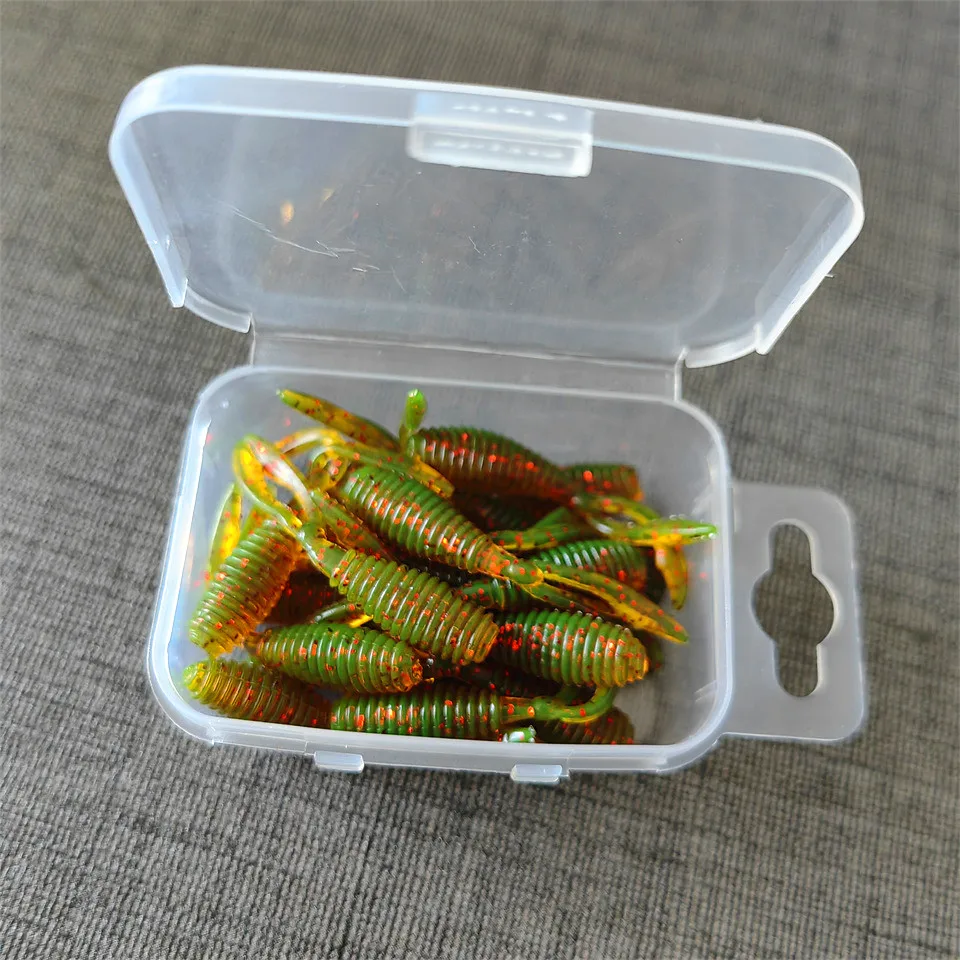 Cebos artificiales de gusano suave para pesca en roca, Wobblers Leurre Souple, perca, trucha, 36mm/0,4g, lote de 20 unidades - imagen 3