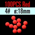 100PC Red Size4