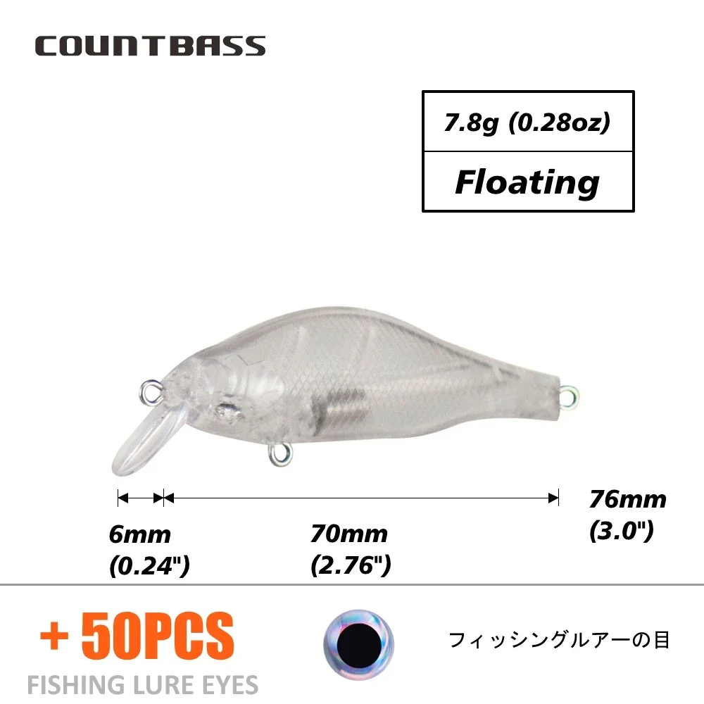 Blank Lure With Eyes