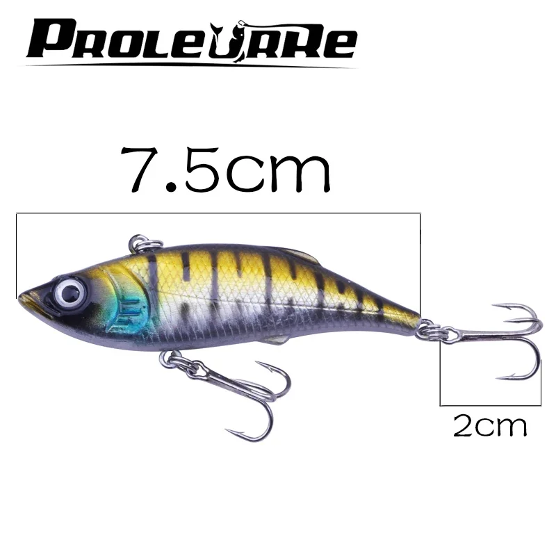 Señuelo de Pesca hundido VIB Isca, 9,8g, 7,5 cm, Crankbait Swimbait, cebo duro Artificial con anzuelo, aparejos de Pesca de lubina, 1 ud. - imagen 2
