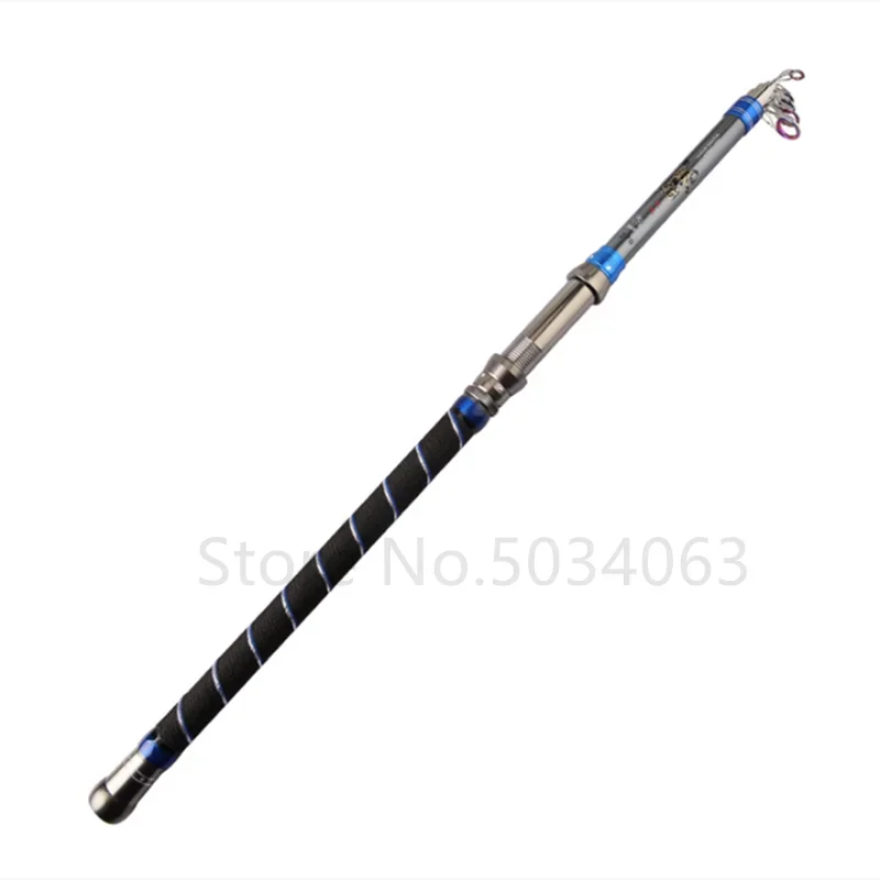 Caña telescópica de carbono para pesca en mar – Superresistente y portátil - imagen 3