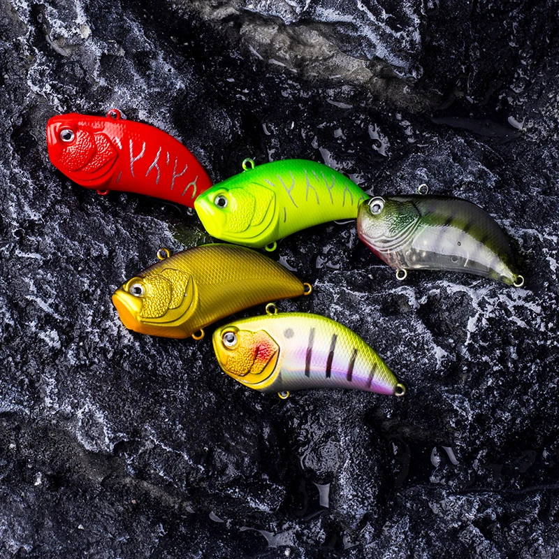 CCLTBA-señuelo de pesca de 5cm y 12g, aparejo de cebo duro, Crankbait, Wobbler, estilo japonés, VIB, para principios de primavera - imagen 5