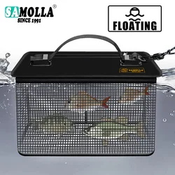 Caja para peces vivos – Cubo de red plegable con drenaje rápido