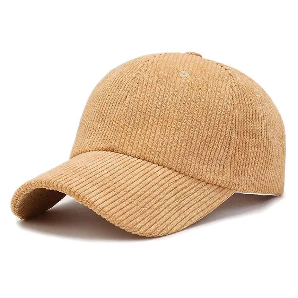 Gorra de béisbol de pana para hombre y mujer, sombrero de béisbol Unisex de estilo Vintage, ajustable al aire libre, estilo Hip Hop, para primavera y otoño, 1 unidad - imagen 3