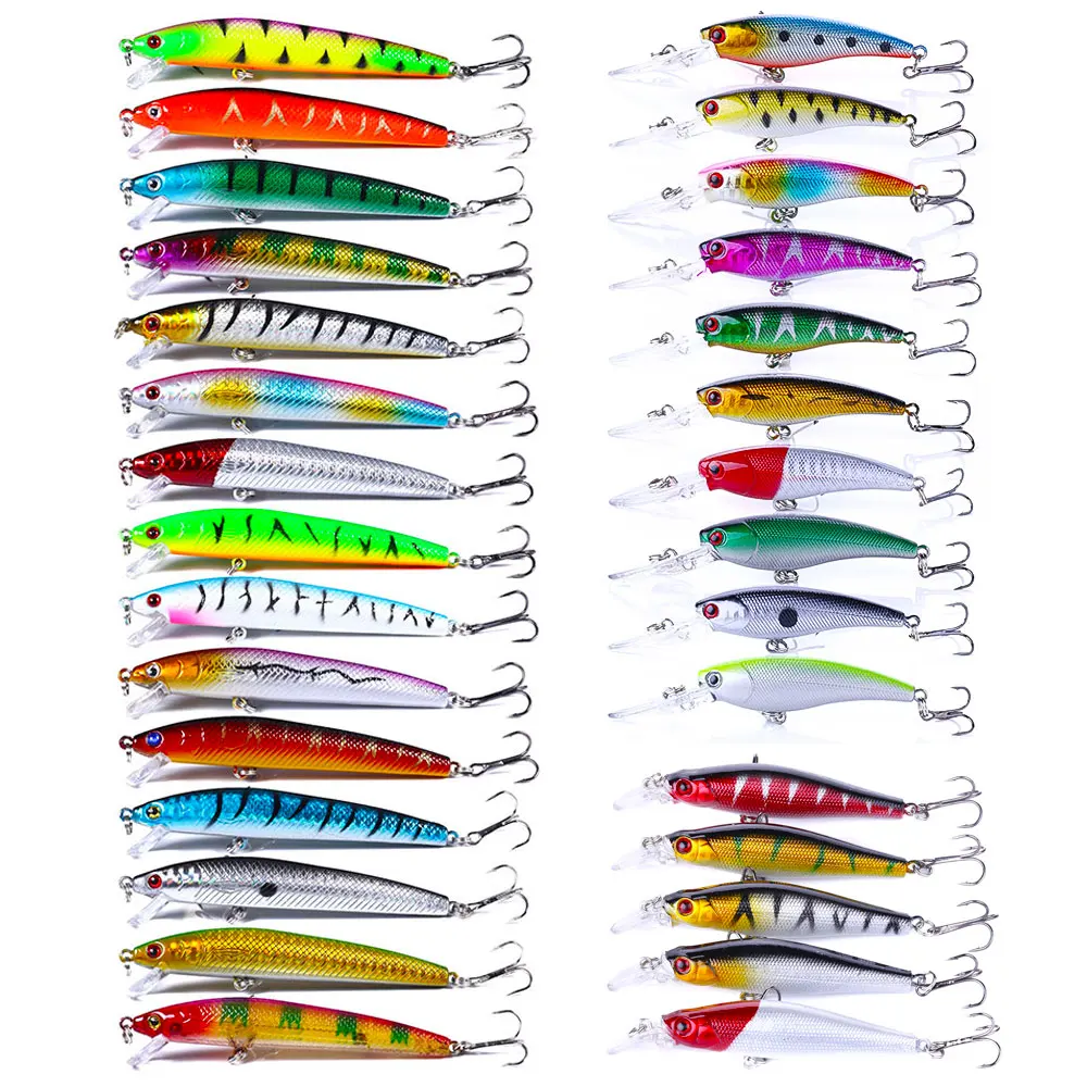 Señuelos Minnow artificiales – Crankbaits para lubina, lucio y perca