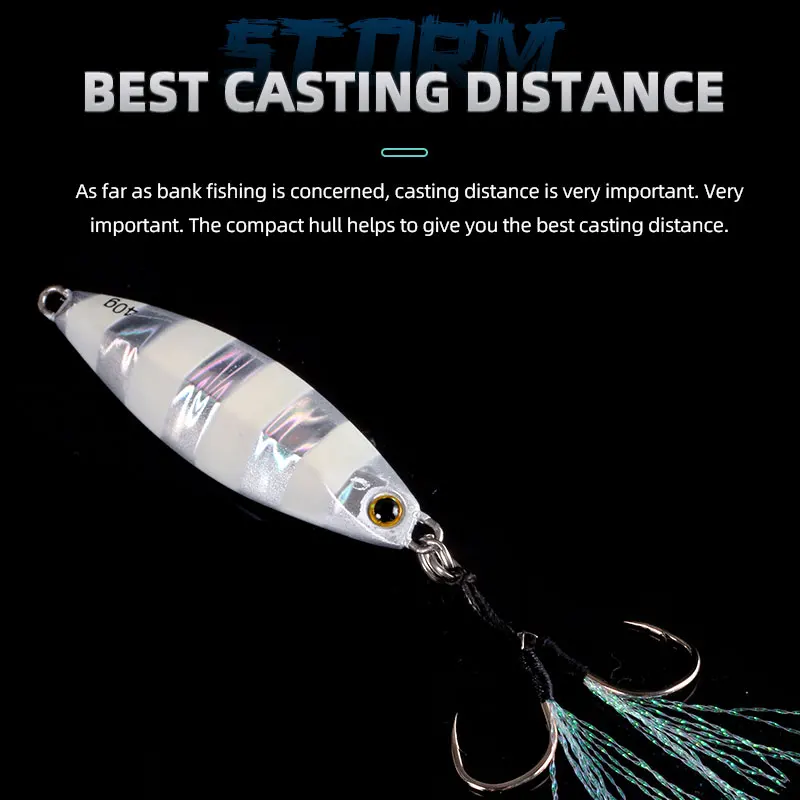 Magic Works-señuelo nuevo para pesca, plantilla de Metal 2024, 40G, 60G, 80G, señuelos para pesca, cebos de peces falsos, plantillas para pesca, cebo de plantilla lenta - imagen 5