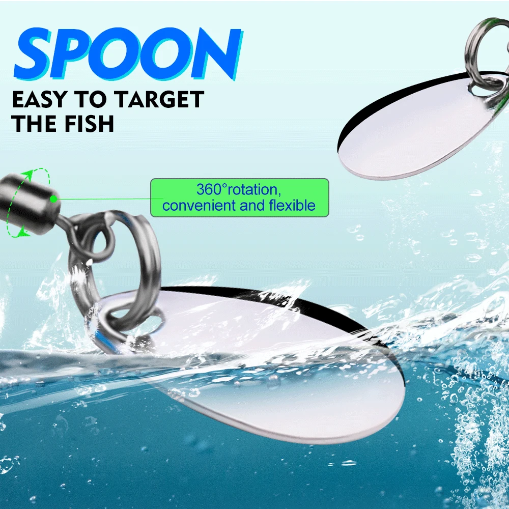 PROBEROS-señuelo de Pesca flotante, 1 piezas, 4,5 cm-7g, cebo de rana suave, Wobbler, Artificial, Spinnerbait, Ray Frog con cuchara - imagen 4