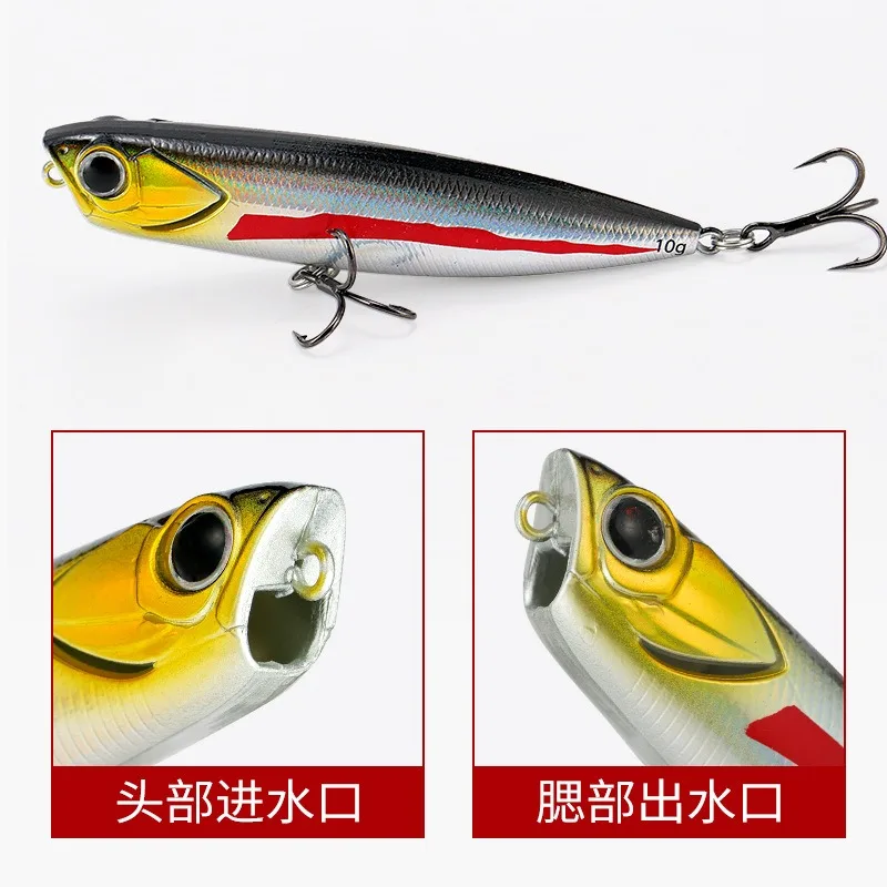 Stickbait de superficie paseante para lubina – lápiz flotante - imagen 3