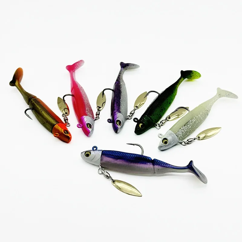 Jig Head con cola de silicona – Señuelo jigging para lucio y lubina - imagen 5