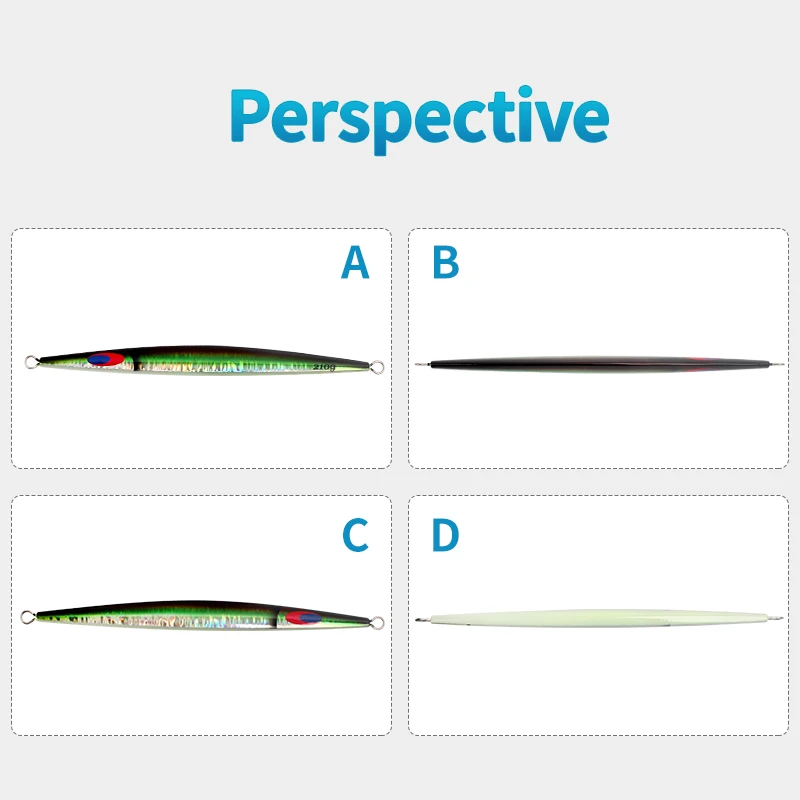 Jig Metálico Wahoo SF26 para Shore Jigging – Señuelo de Lubina - imagen 2