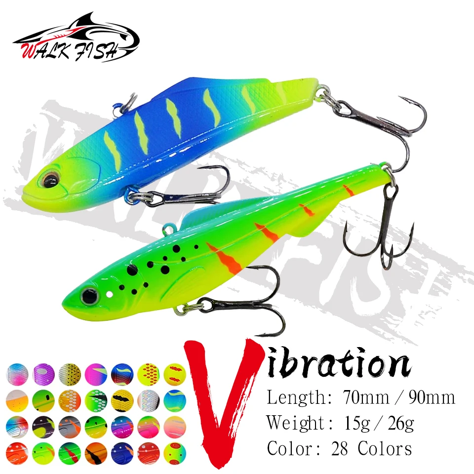 WALK FISH señuelo VIB de invierno con anzuelo triple - imagen 4