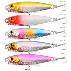 Señuelo metálico 3D Cuchara Jigging Lento para pesca en mar