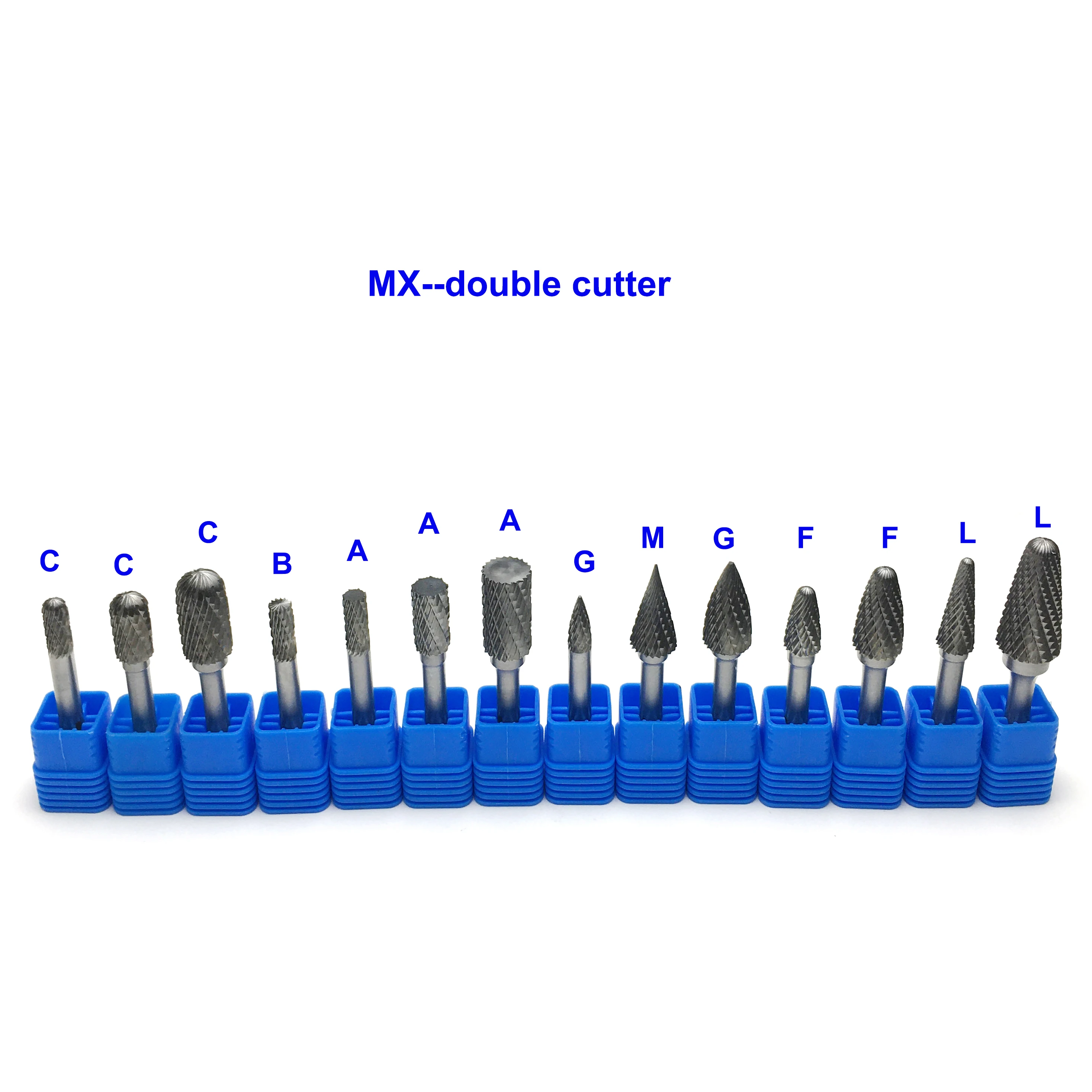 Cabezal de corte doble Fresas de roca de carburo tipo A - imagen 3
