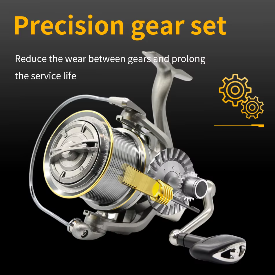 ROOBLINOS-carrete de pesca NGK 4,8: 1, Serie 8000, 9000, 10000, 12000, 14000, gran Surf, giratorio - imagen 2