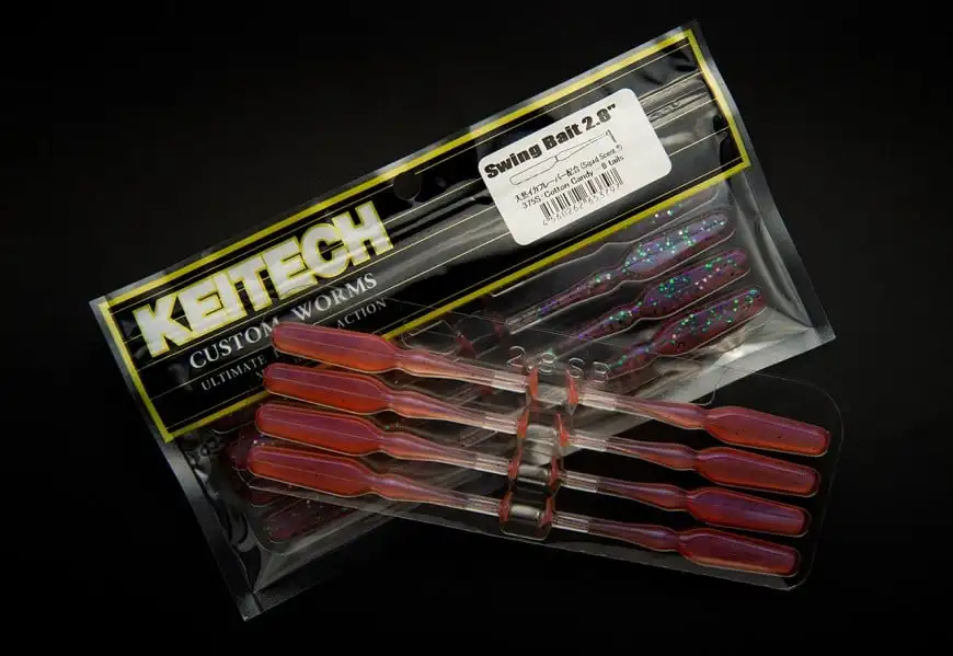 KEITECH-cebo de natación de pez de cola en T, importado de Japón, alta presión, agua, microondas, señuelo móvil, suave - imagen 2
