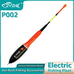 Flotador Pesca Luminoso ZYZHE Sea Rock – Paulownia Antirrotura Deriva