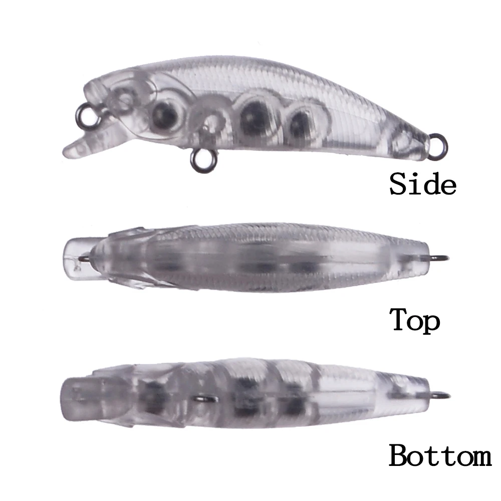 Señuelos Micro Minnow sin pintar 45mm – Hundimiento lento artesanal - imagen 3