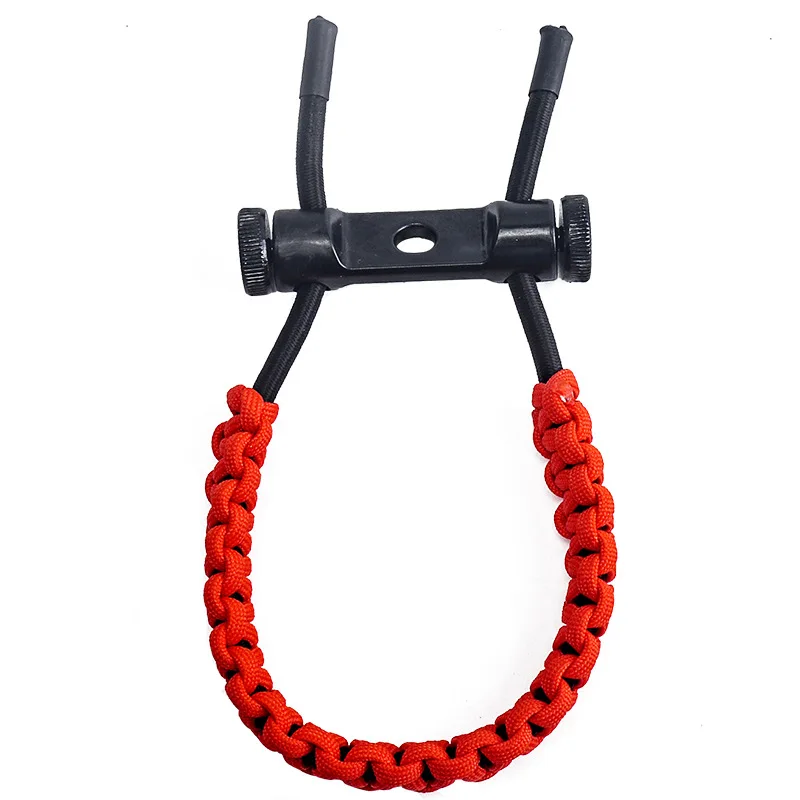 Accesorios de tiro con arco al aire libre trenzados del cordón de muñeca del arco compuesto - imagen 2
