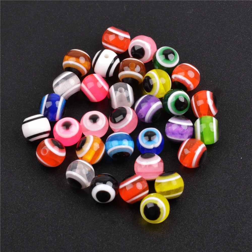 Cuentas ojo de pez para rig Carolina - colores mezclados 5/6/8/10 mm - imagen 5
