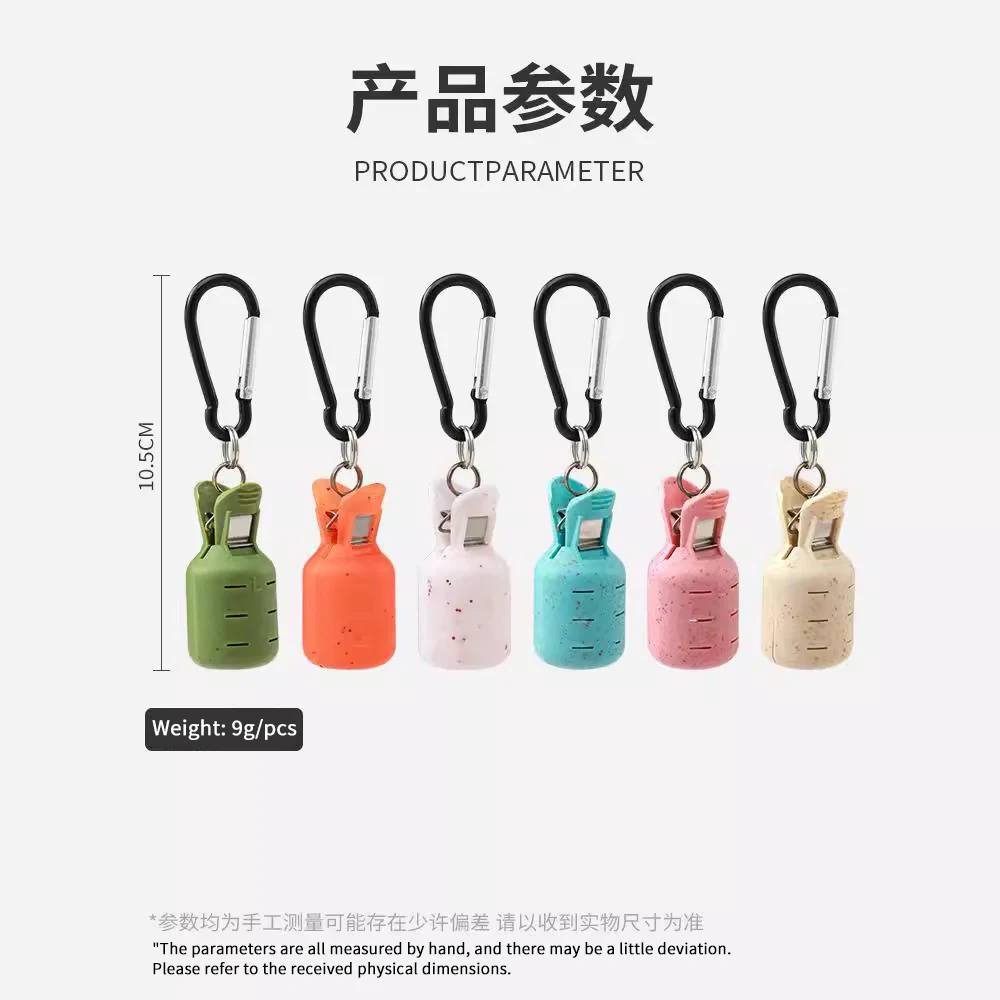 PD Fishing-Juego de 16 Uds de hebilla de montañismo, protectores de anzuelos de calamar, funda protectora de camarones de madera, ganchos para brochetas, cubierta de gancho Sanben - imagen 2