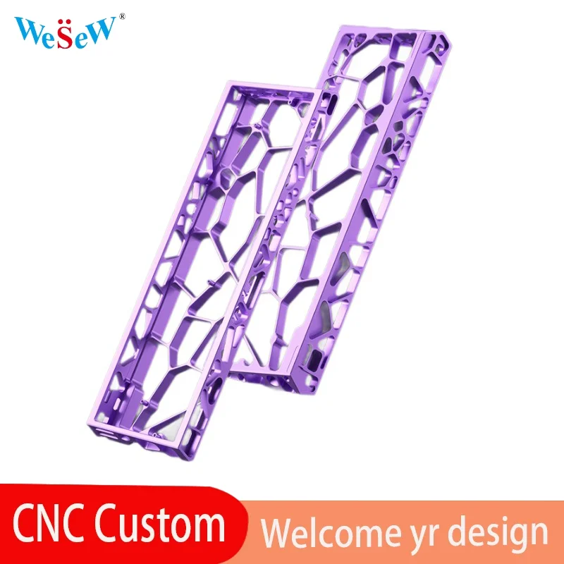Funda teclado aluminio CNC WeSeW – Anodizada multicolor gaming - imagen 5