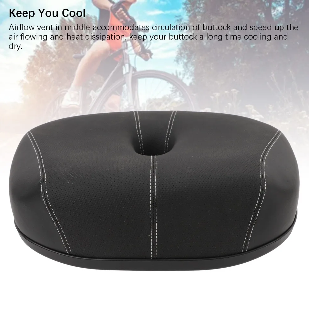 Sillín bicicleta ergonómico hueco – Transpirable amortiguación - imagen 2