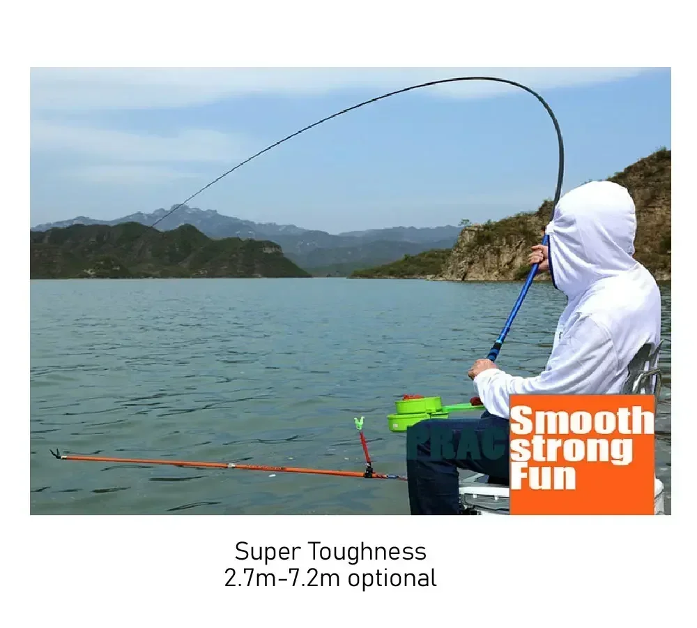 Experimente la emoción de la pesca con nuestras cañas de súper dureza disponibles en 2