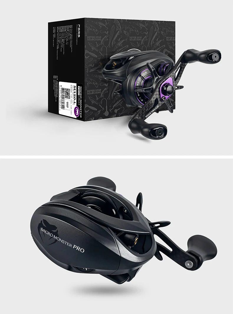 Descubra el elegante y potente carrete de pesca Boomerang Pro para su mejor rendimiento y precisión