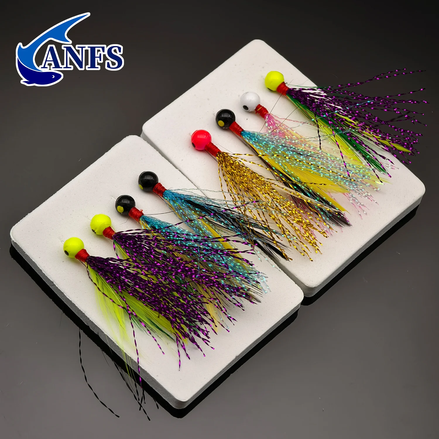 ANFS Jig Head con Ojos Realistas – Señuelos de Pesca - imagen 3