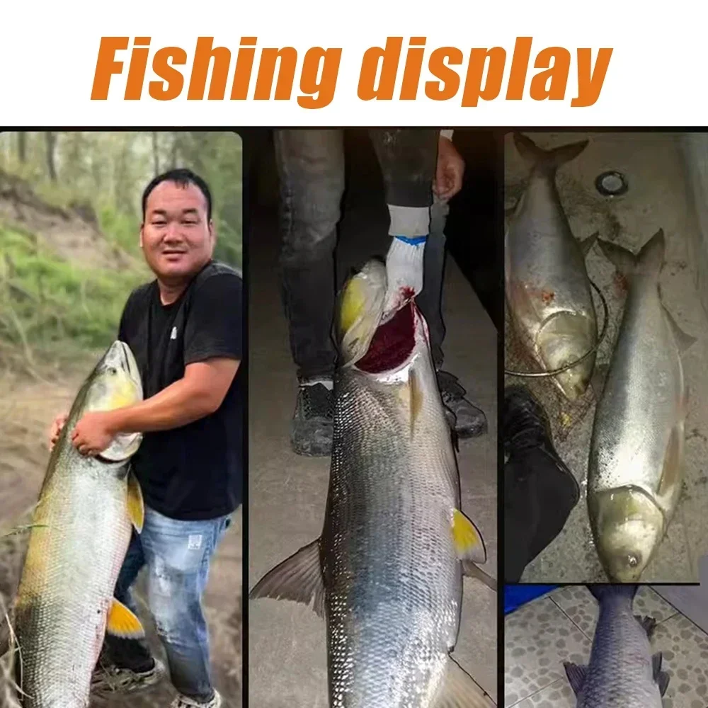 Caña de pescar para carpas de 3,3 m, 3,6 m, 3,9 m y 4,2 m, 35 kg, portátil, para surf, de viaje, de fibra de carbono, para agua salada. - imagen 2