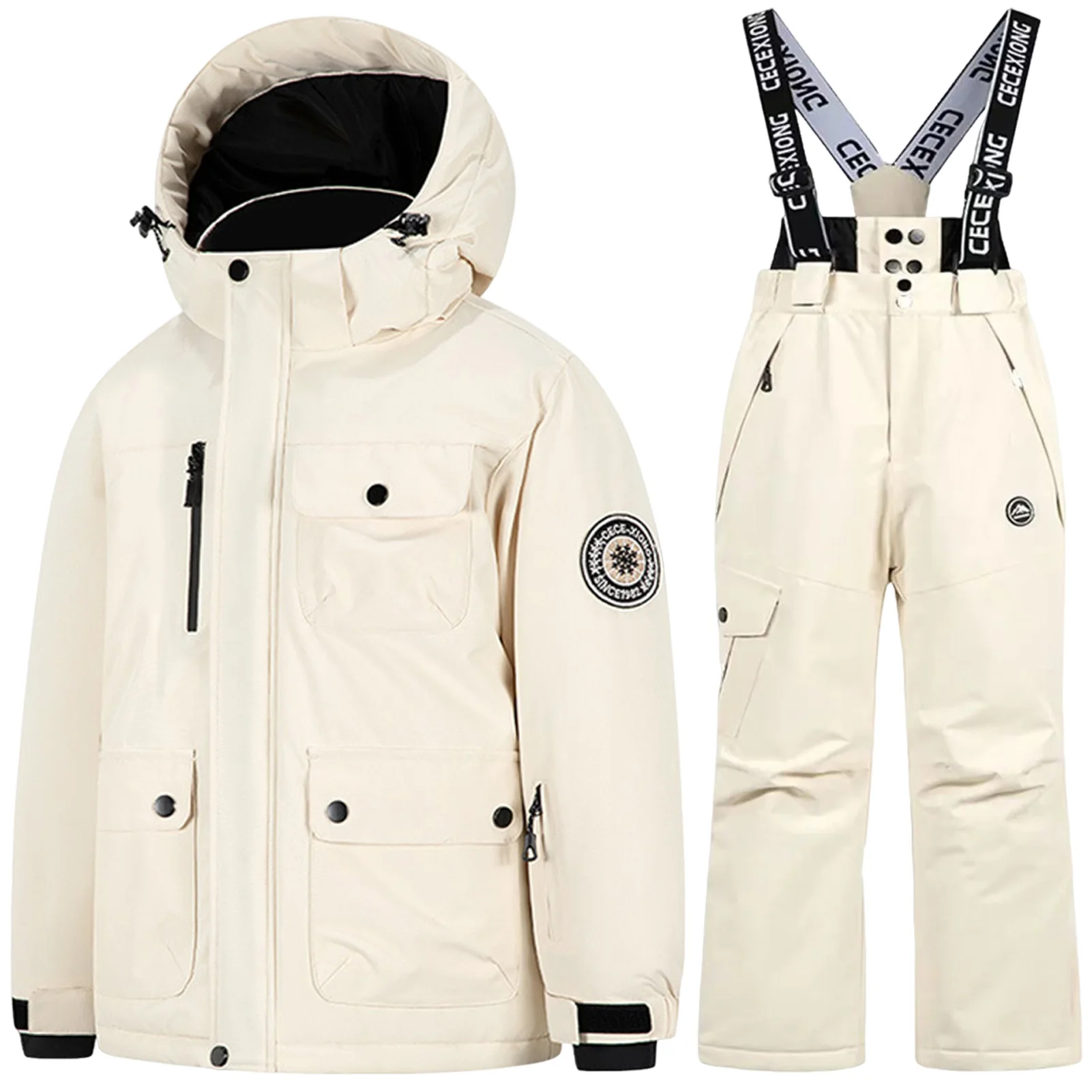 Traje de nieve infantil chaqueta y pantalón cálido
