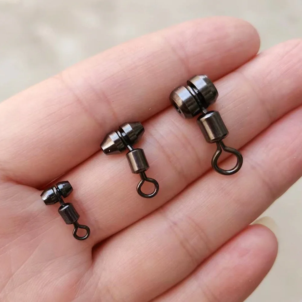 LIONRIVER-rodamientos giratorios de 3 vías, accesorios de conector de aparejos de pesca de agua dulce y salada, línea cruzada de alta resistencia - imagen 5