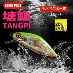 Wobbler pececillo Tangpi hundimiento lento para lubina