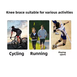 Correa de compresión para rótula, rodillera deportiva ajustable que absorbe los golpes, equipo de protección, rodillera deportiva transpirable para ciclismo
