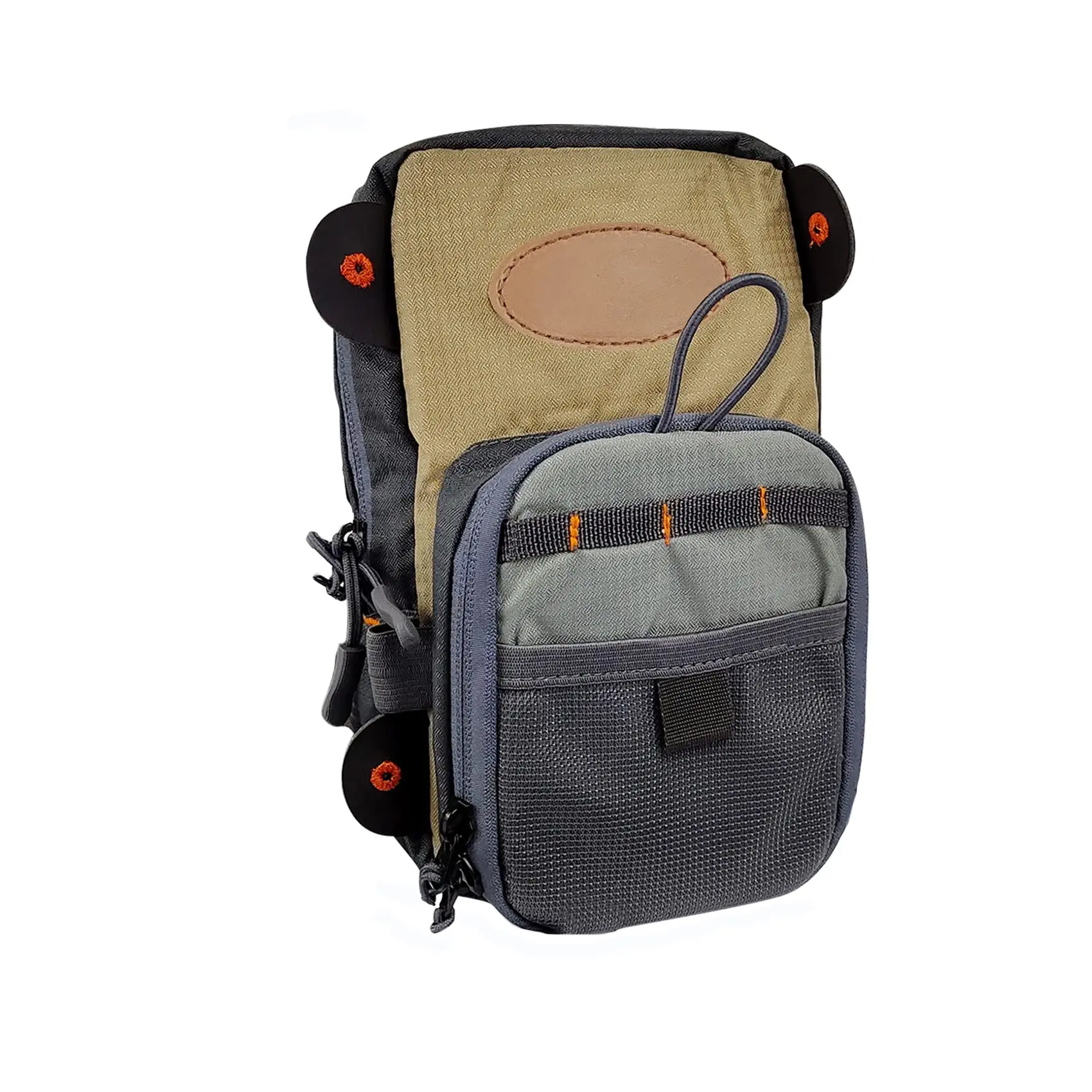 EUPHENG-cofre de pesca multifuncional, negro, peso ligero, para pesca en río, lago, mar, Wading - imagen 5