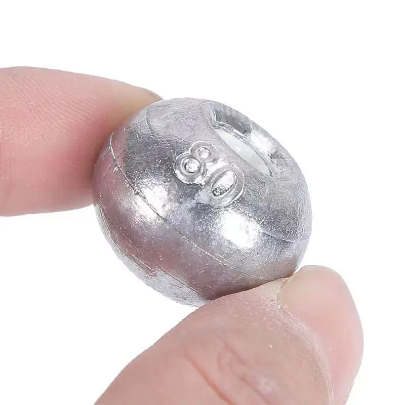 Lead Sinker with Porcelain Ring 20g/25g/30g/40g/50g/60g/70g/80g/100g/120g/150g Hollow Lead Sinker Fishing Tackle Accessories - imagen 3