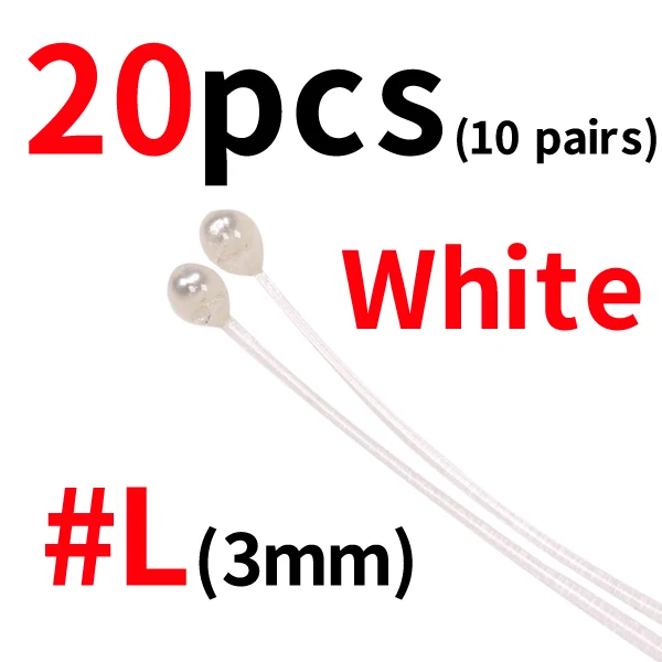20pcs 3mm white
