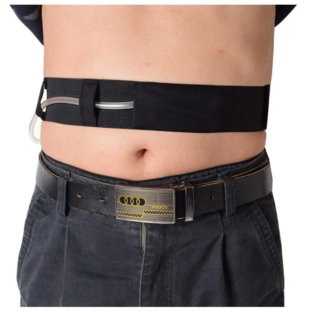 Cinturón de diálisis peritoneal de tela de algodón, Protector de soporte de espalda ajustable en 3 colores, cinturón de protección Abdominal