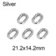 Silver-21.2x14.2mm