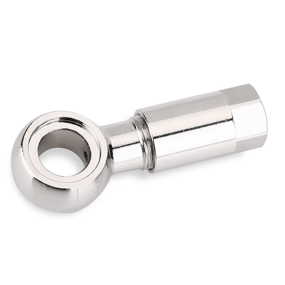 Zilveren olieschijfinzetset roestvrij staal en koper eenvoudige installatie remslangset voor SLX XT XTR Magura MT4 AVID - imagen 4