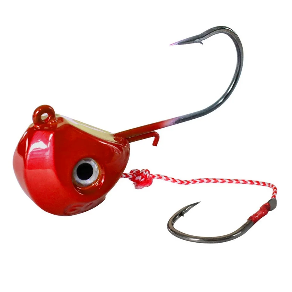 WHYY-señuelo de Pesca con cabeza de plomo, anzuelo afilado, accesorios de equipo de Pesca de agua salada, Tenya Madai Jig Kabura, 40g-140g - imagen 3